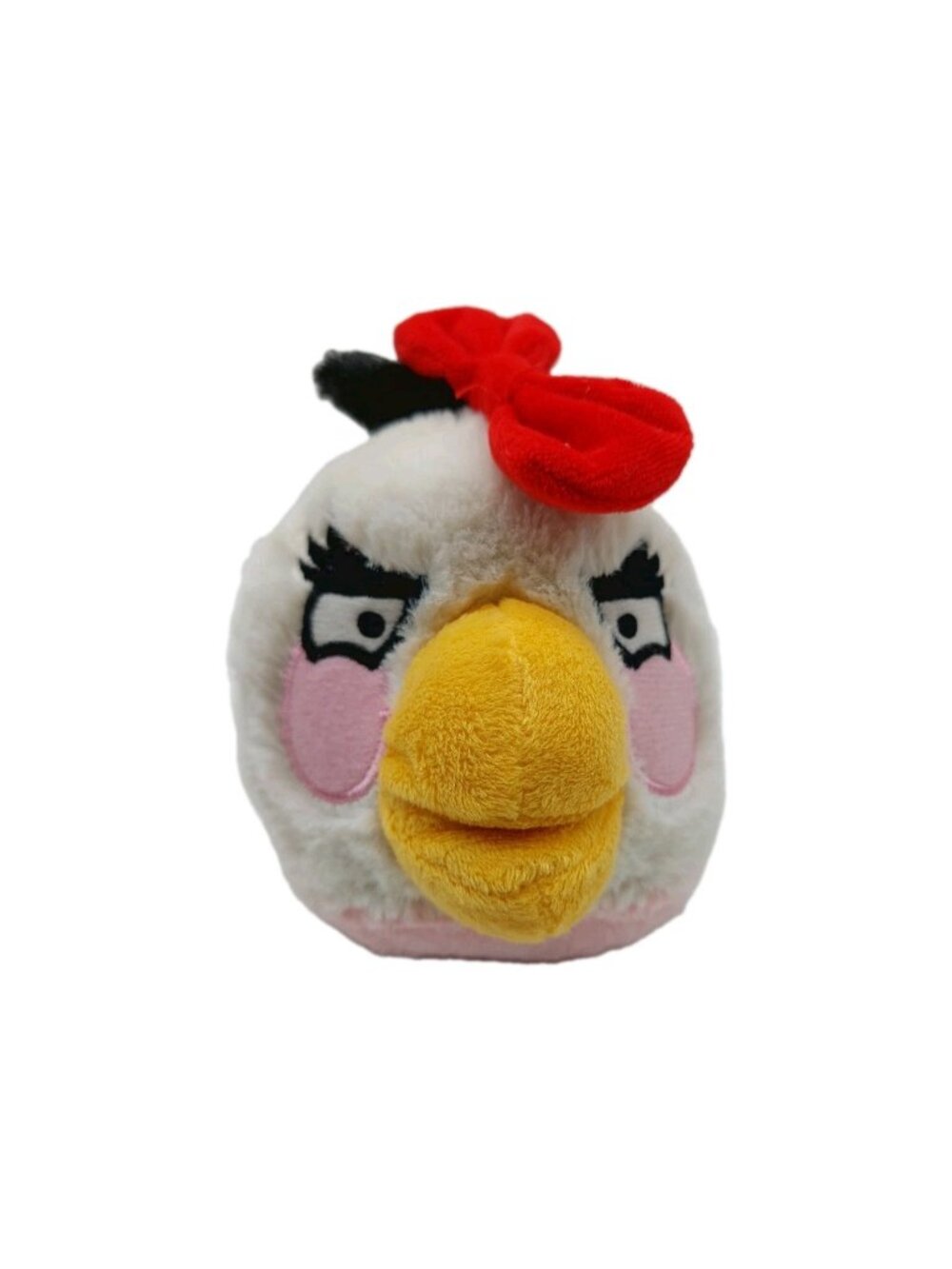 Matilda White Bird Angry Birds Plush Stuffed Anmal 4" Soft Toy No Sound 2010
